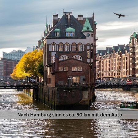 Lodge Of Africa - Einzigartige Themenzimmer, Eingezaeunten Garten, Sauna, Whirlpool & Kamin, Hunde Willkommen, Gasgrill, Voll Ausgestattete Kueche, Grosser Essbereich, Hamburg & Stade In Der Naehe Twielenfleth エクステリア 写真