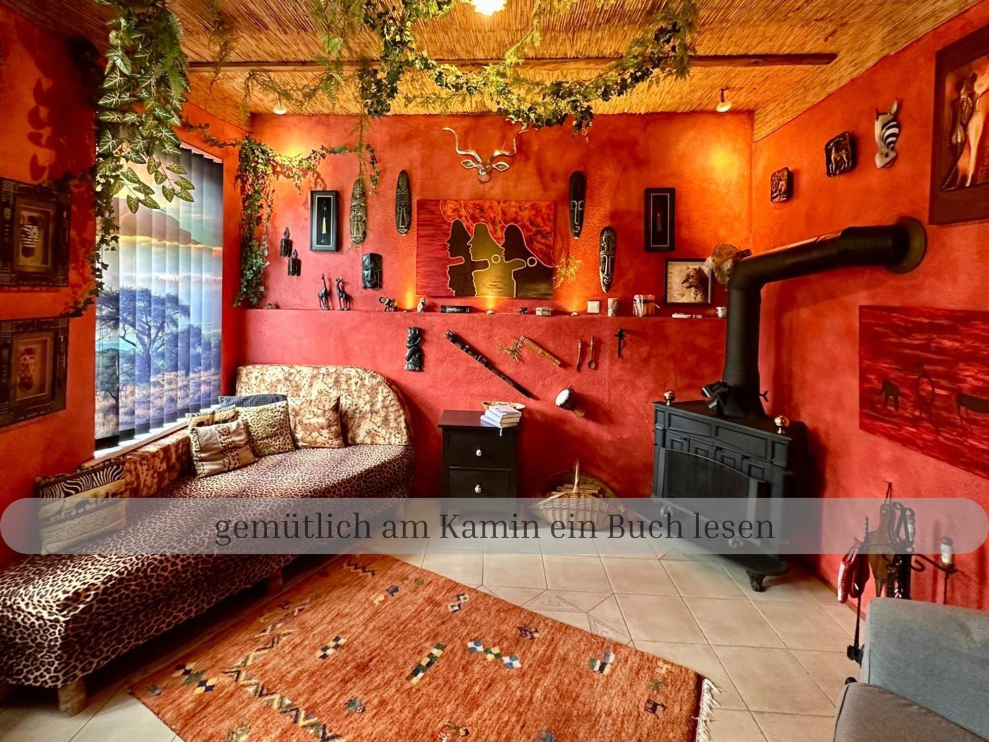 Lodge Of Africa - Einzigartige Themenzimmer, Eingezaeunten Garten, Sauna, Whirlpool & Kamin, Hunde Willkommen, Gasgrill, Voll Ausgestattete Kueche, Grosser Essbereich, Hamburg & Stade In Der Naehe Twielenfleth エクステリア 写真